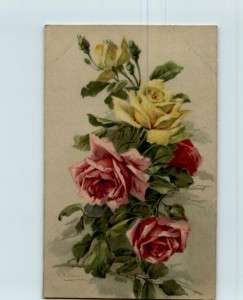 Klein   Rose   Antique Postcard   (146823)  