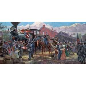  Mort Kunstler   Victory Rode the Rails Artists Proof 