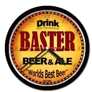  BASTER beer and ale cerveza wall clock: Everything Else