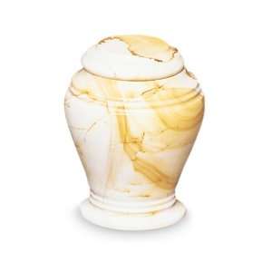 Teak Bell Marble Keepsake Urn:  Home & Kitchen