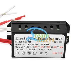   110V to 12V Power Converter Low Voltage Electronic Transformer  