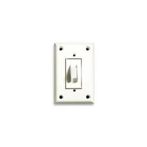  CORTECH TPSS Security Wall Plate,1 Gang,White,ABS