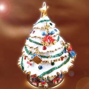  White Christmas Tree Engagement Jewelry Box Crystals: Home 