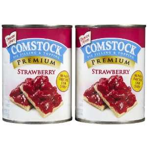 Comstock Strawberry Pie Filling/Topping Grocery & Gourmet Food