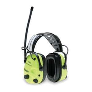  Leight Radio Hi Visibility Bright Green Metal Headband AM/FM Radio 