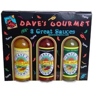 Daves Spicy Three Pack Gift Set, Gift Set, 15 fl oz:  