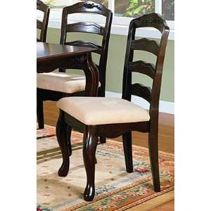  Townsville Side Chair in Dark Walnut Finish by Furniture 