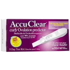 Accu Clear Ovulation Sticks and One Pregnancy Test (Quantity of 3)