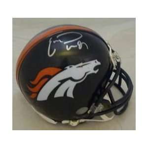   Decker Autographed/Hand Signed Denver Broncos Mini Helmet Sports