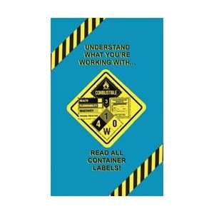 Hazardous Materials Labels Poster: Home Improvement