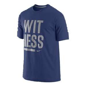  Nike Mens Lebron James Witness T Shirt Blue 3XL Sports 