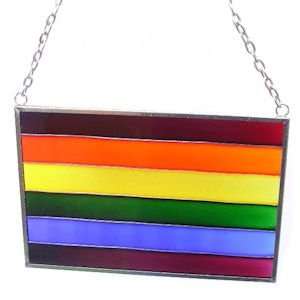  Rainbow Flag Sun Catcher Patio, Lawn & Garden