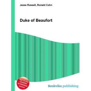  Duke of Beaufort Ronald Cohn Jesse Russell Books