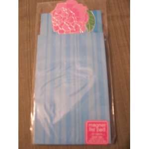  Magnetic List Pad ~ Blue with Pink Flower at Top