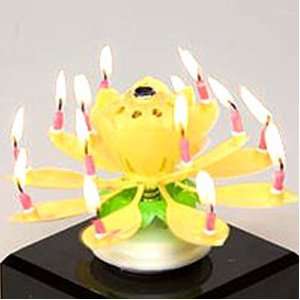  Happy Birthday Candle   Color may vary: Home & Kitchen