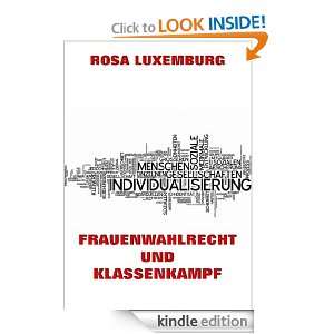 Frauenwahlrecht und Klassenkampf (Kommentierte Ausgabe) (German 