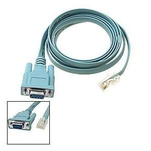  RJ45 to DB9 Female Blue Cisco Compatible Console Cable 