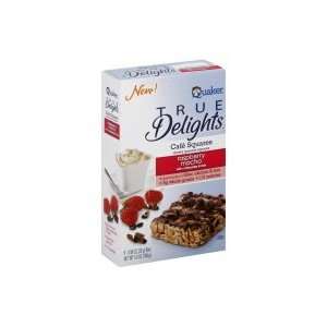 Quaker True Delights Granola Bar, Chewy, Cafe, Raspberry Mocha, 5.9 oz 