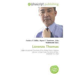  Lorenzo Thomas (9786133908789) Books
