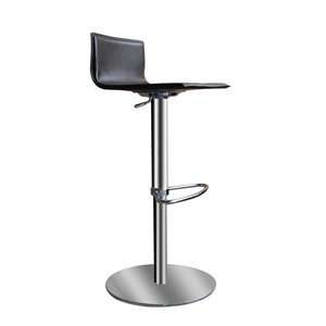  Bellini Modern PAULA WHT Bar Stool, Chrome