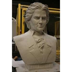   Beethoven, Life size Marble Bust, Unique Creation 