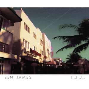 Black Palms   Ben James 24x18 CANVAS