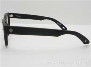 SPY + Braden Matte Black 49mm New 100% Authentic Eyeglass Frame  