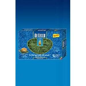 De Cecco Egg Tagliatelle Spinach case pack 12:  Grocery 