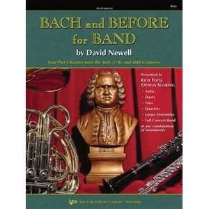  KJOS Bach And Before for Band Baritone Tc David Newell 