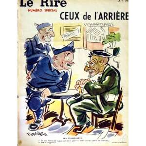 LE RIRE (THE LAUGH) FRENCH HUMOR MAGAZINE WAR VETRANS:  