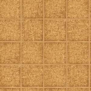  Waverly 5512032 Leather Blocks Wallpaper, Light Brown, 20 