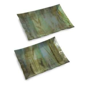  Field of Dreams Large Trays   Set of 2