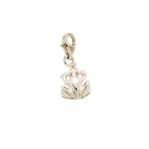  Rembrandt Charms Frog Charm with Lobster Clasp, Gold 