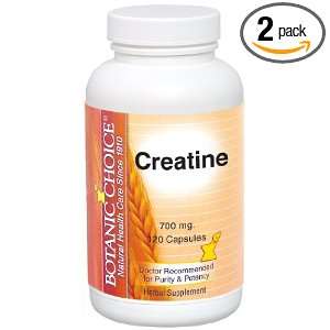  Botanic Choice Creatine, 120 Capsules, (Pack of 2 