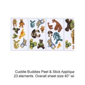   and Sisters Volume 4 Cuddle Buddies Peel & Stick Appliques RMK1023SCS