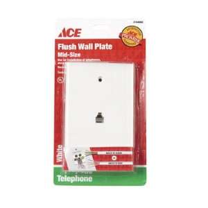  4 each: Ace Mid Size Flush Wall Jack Wall Plate (3164860 