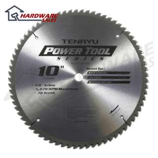 Tenryu PT 25572A 10 inch Carbide Tipped Table Saw Blade  