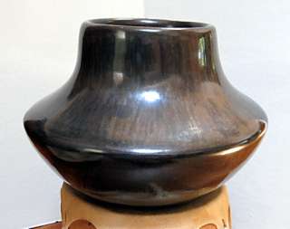 Santa Clara Pueblo Handmade Pottery Birdell Water Jar  