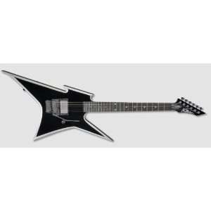   Pro Electric Guitar, Onyx with Silver Bevels: Musical Instruments
