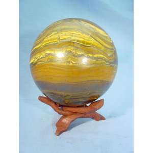  Huge 4.6 Tiger Iron Lapidary Sphere W/stand Everything 