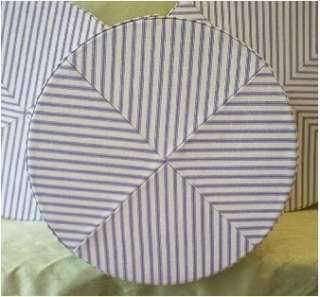 Lavender Ticking Stripe.