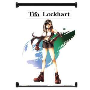  Final Fantasy VII 7 Game Tifa Fabric Wall Scroll Poster 