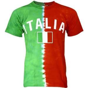    Italy International Flag Tie Dye T shirt: Sports & Outdoors