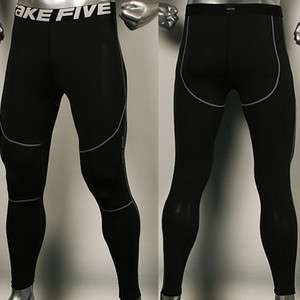 Take Five Mens Compression 156 Sports Pants Black  