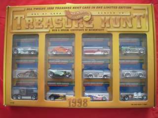 Hot Wheels JC Penney 1998 Treasure Hunt Set NIB Nice Collection of TH 