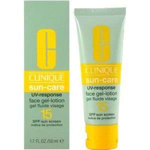  Clinique Sun Care UV Response Face Gel Lotion SPF 15 1.7oz 