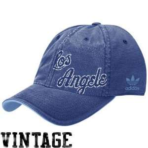  adidas Los Angeles Lakers Blue Big Logo Adjustable Hat 
