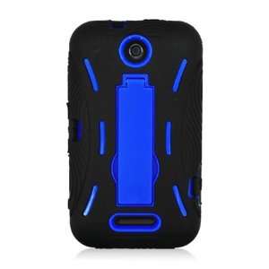 Armor Case with Viewing Stand for ZTE X500 Score   Blue/Black (Package 