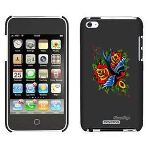   Bird with Flowers on iPod Touch 4 Gumdrop Air Shell Case Electronics