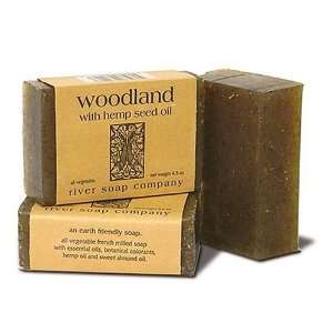   Wrap Bar Soap, Woodland with Hemp Seed Oil, 4.5 Ounces, Large Beauty